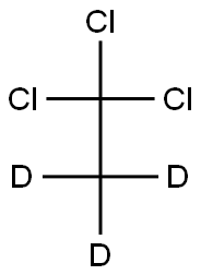 1,1,1-三氯乙烷 (2,2,2-D3), , 结构式