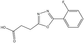 3-(5-(2-fluorophenyl)-1,3,4-oxadiazol-2-yl)propanoic acid