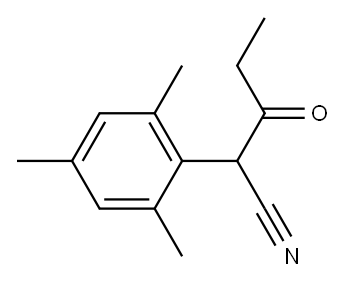2-MESITYL-3-OXOPENTANENITRILE Structure