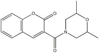 3-[(2,6-dimethylmorpholino)carbonyl]-2H-chromen-2-one
