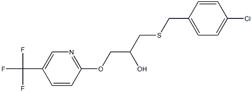 1-[(4-chlorobenzyl)thio]-3-{[5-(trifluoromethyl)-2-pyridyl]oxy}propan-2-ol