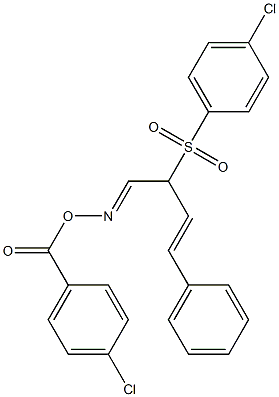 [1-({[(4-chlorobenzoyl)oxy]imino}methyl)-3-phenyl-2-propenyl](4-chlorophenyl)dioxo-lambda~6~-sulfane