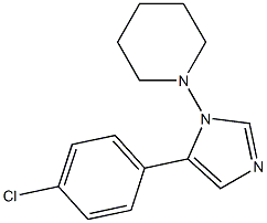 1-[5-(4-chlorophenyl)-1H-imidazol-1-yl]piperidine