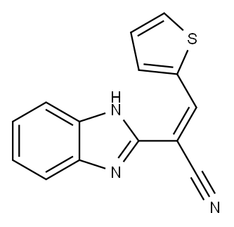 2-(1H-benzo[d]imidazol-2-yl)-3-(2-thienyl)acrylonitrile