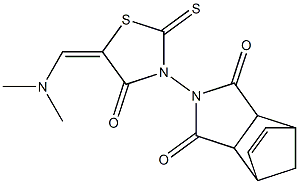 4-{5-[(dimethylamino)methylene]-4-oxo-2-thioxo-1,3-thiazolan-3-yl}-4-azatricyclo[5.2.1.0~2,6~]dec-8-ene-3,5-dione