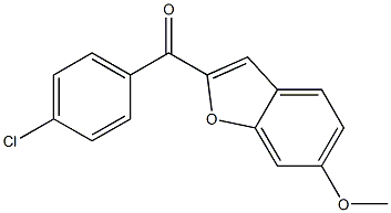 (4-chlorophenyl)(6-methoxybenzo[b]furan-2-yl)methanone