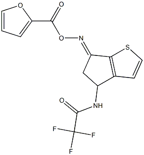 2,2,2-trifluoro-N-(6-{[(2-furylcarbonyl)oxy]imino}-5,6-dihydro-4H-cyclopenta[b]thiophen-4-yl)acetamide