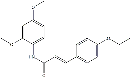 (E)-N-(2,4-dimethoxyphenyl)-3-(4-ethoxyphenyl)-2-propenamide