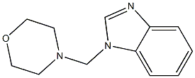 4-(1H-benzo[d]imidazol-1-ylmethyl)morpholine Structure