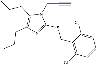 2-[(2,6-dichlorobenzyl)sulfanyl]-4,5-dipropyl-1-(2-propynyl)-1H-imidazole