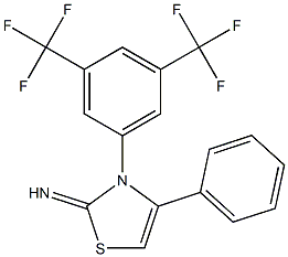 3-[3,5-di(trifluoromethyl)phenyl]-4-phenyl-2,3-dihydro-1,3-thiazol-2-imine