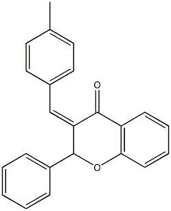 3-(4-methylbenzylidene)-2-phenylchroman-4-one