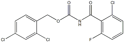 2,4-dichlorobenzyl N-(2-chloro-6-fluorobenzoyl)carbamate