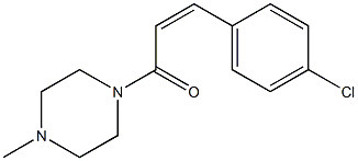 (Z)-3-(4-chlorophenyl)-1-(4-methylpiperazino)-2-propen-1-one