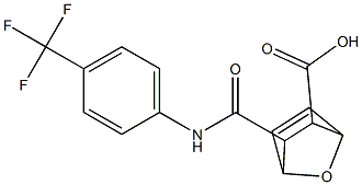 3-{[4-(trifluoromethyl)anilino]carbonyl}-7-oxabicyclo[2.2.1]hept-5-ene-2-carboxylic acid