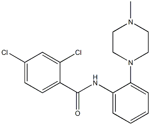 2,4-dichloro-N-[2-(4-methylpiperazino)phenyl]benzenecarboxamide