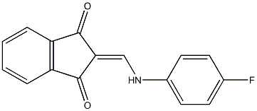 2-[(4-fluoroanilino)methylene]-1H-indene-1,3(2H)-dione
