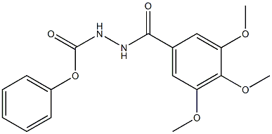 phenyl 2-(3,4,5-trimethoxybenzoyl)hydrazine-1-carboxylate