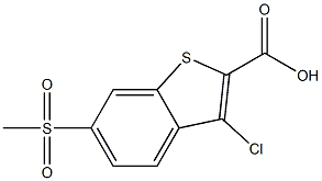 3-chloro-6-(methylsulfonyl)benzo[b]thiophene-2-carboxylic acid