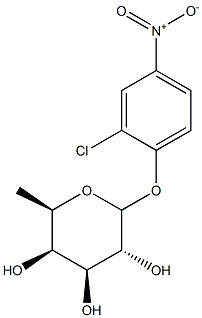 2-Chloro-4-nitrophenyl-D-Fucopyranoside Struktur