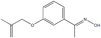 (1E)-1-{3-[(2-methylprop-2-enyl)oxy]phenyl}ethanone oxime