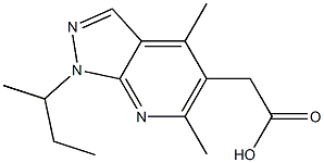 (1-sec-butyl-4,6-dimethyl-1H-pyrazolo[3,4-b]pyridin-5-yl)acetic acid