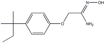 (1Z)-2-[4-(1,1-dimethylpropyl)phenoxy]-N'-hydroxyethanimidamide