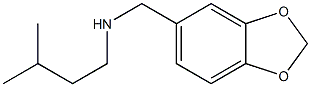 (2H-1,3-benzodioxol-5-ylmethyl)(3-methylbutyl)amine Structure