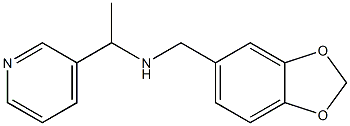 (2H-1,3-benzodioxol-5-ylmethyl)[1-(pyridin-3-yl)ethyl]amine Structure