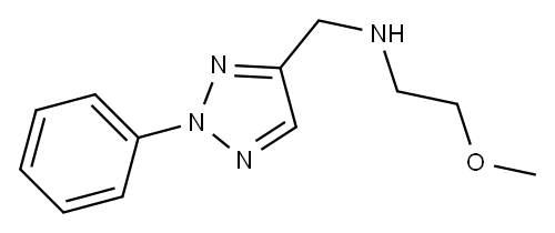 (2-methoxyethyl)[(2-phenyl-2H-1,2,3-triazol-4-yl)methyl]amine