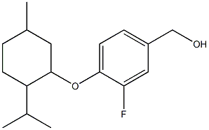 (3-fluoro-4-{[5-methyl-2-(propan-2-yl)cyclohexyl]oxy}phenyl)methanol
