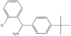 (4-tert-butylphenyl)(2-chlorophenyl)methanamine Structure