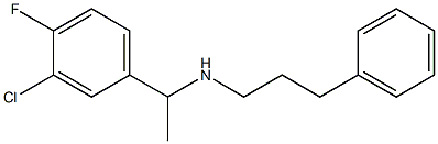 [1-(3-chloro-4-fluorophenyl)ethyl](3-phenylpropyl)amine