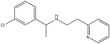 [1-(3-chlorophenyl)ethyl][2-(pyridin-2-yl)ethyl]amine