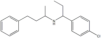 [1-(4-chlorophenyl)propyl](4-phenylbutan-2-yl)amine