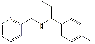 [1-(4-chlorophenyl)propyl](pyridin-2-ylmethyl)amine