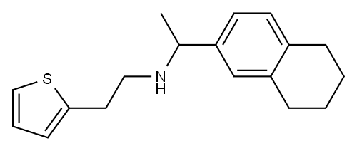 [1-(5,6,7,8-tetrahydronaphthalen-2-yl)ethyl][2-(thiophen-2-yl)ethyl]amine