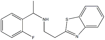 [2-(1,3-benzothiazol-2-yl)ethyl][1-(2-fluorophenyl)ethyl]amine