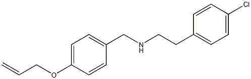 [2-(4-chlorophenyl)ethyl]({[4-(prop-2-en-1-yloxy)phenyl]methyl})amine
