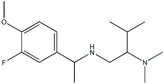 [2-(dimethylamino)-3-methylbutyl][1-(3-fluoro-4-methoxyphenyl)ethyl]amine