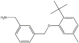[3-(2-tert-butyl-5-methylphenoxymethyl)phenyl]methanamine