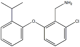 {2-chloro-6-[2-(propan-2-yl)phenoxy]phenyl}methanamine