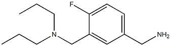 {3-[(dipropylamino)methyl]-4-fluorophenyl}methanamine