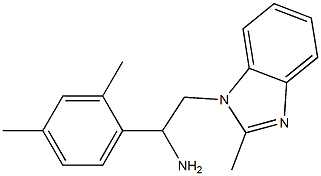 1-(2,4-dimethylphenyl)-2-(2-methyl-1H-1,3-benzodiazol-1-yl)ethan-1-amine