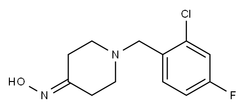 1-(2-chloro-4-fluorobenzyl)piperidin-4-one oxime