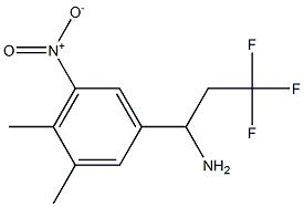 1-(3,4-dimethyl-5-nitrophenyl)-3,3,3-trifluoropropan-1-amine