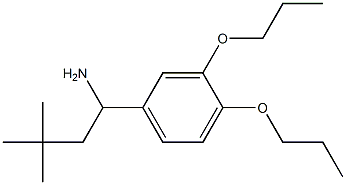 1-(3,4-dipropoxyphenyl)-3,3-dimethylbutan-1-amine
