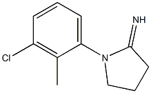 1-(3-chloro-2-methylphenyl)pyrrolidin-2-imine