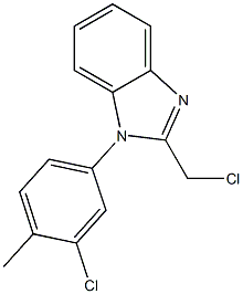 1-(3-chloro-4-methylphenyl)-2-(chloromethyl)-1H-1,3-benzodiazole