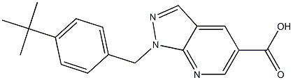 1-(4-tert-butylbenzyl)-1H-pyrazolo[3,4-b]pyridine-5-carboxylic acid